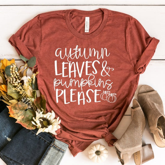 Autumn Leaves and Pumpkin Please