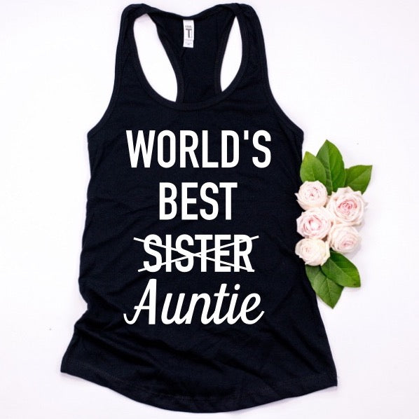 World's Best Sister/Auntie Tank