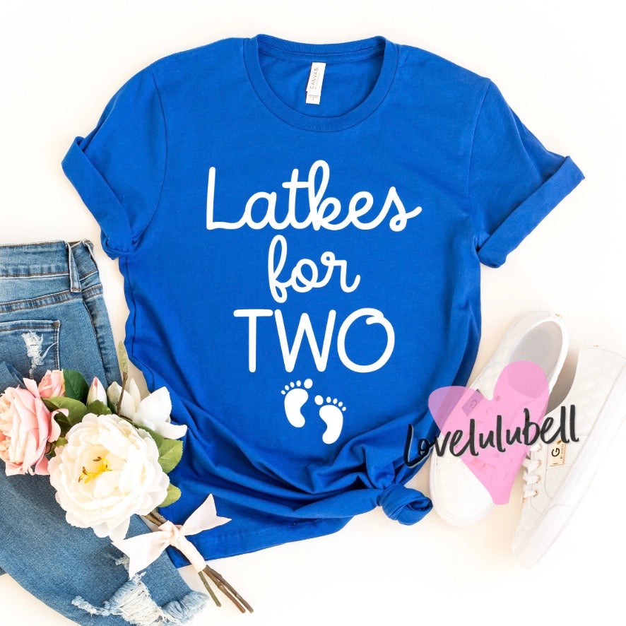 Latkes for Two | Hanukkah Pregnancy Announcement