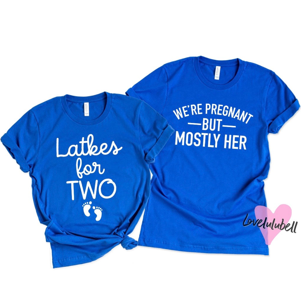 Latkes for Two | Hanukkah Pregnancy Announcement