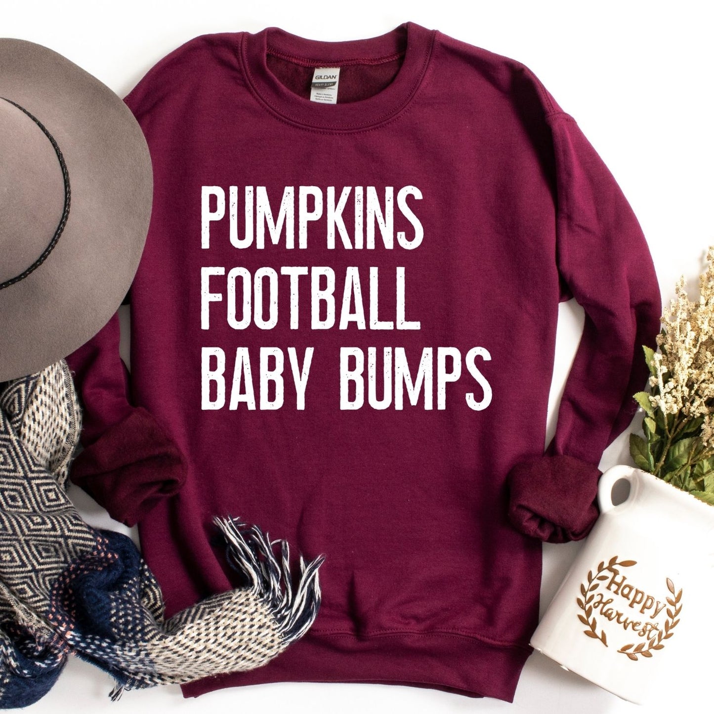 Pumpkins Football Baby Bumps Sweatshirt
