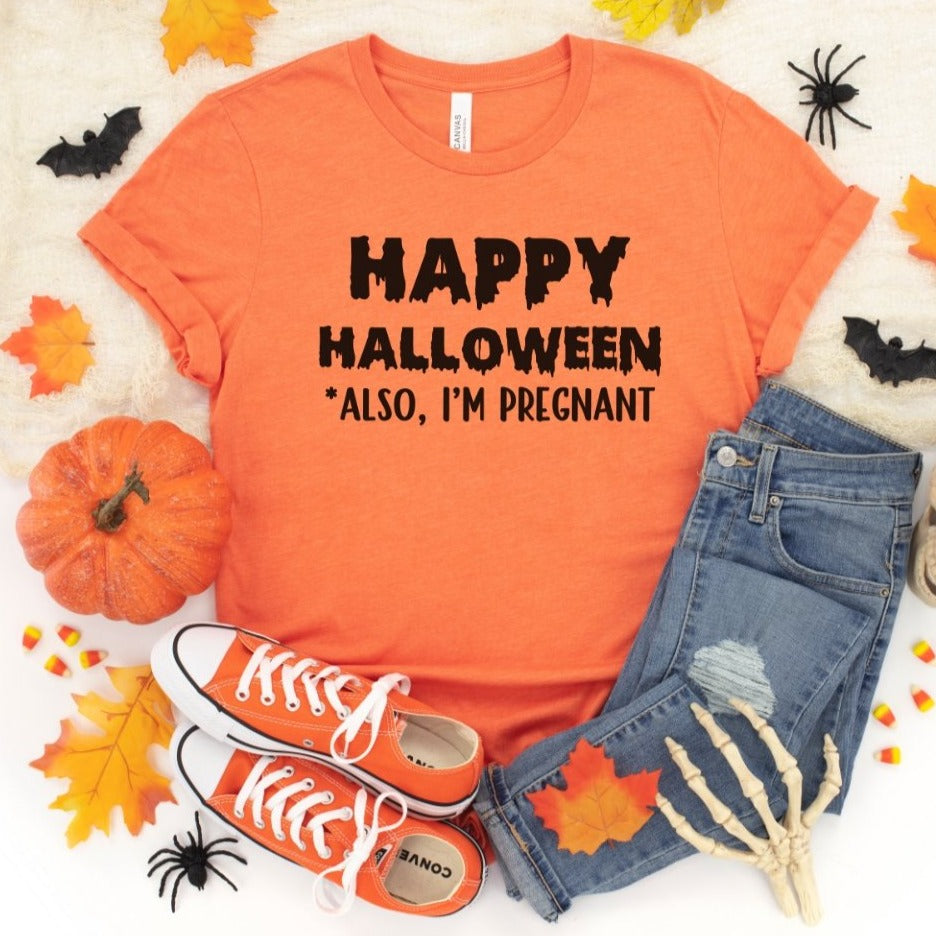 Happy Halloween Also I'm Pregnant