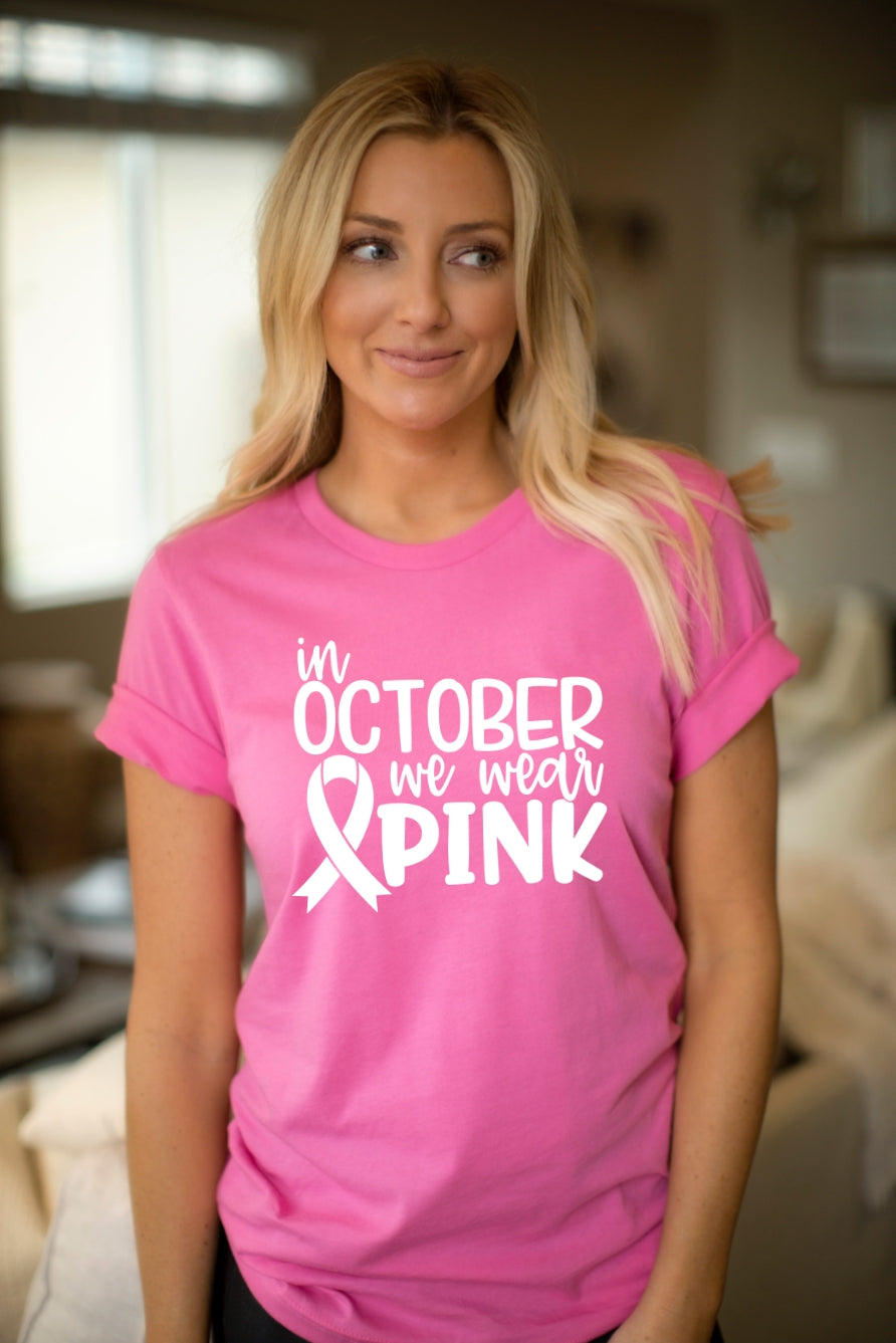 In October We Wear Pink | Help us raise money and awareness!