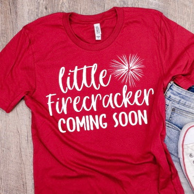 Little Firecracker Coming Soon | Unisex Crewneck