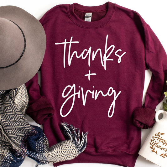 Thanks + Giving Sweatshirt