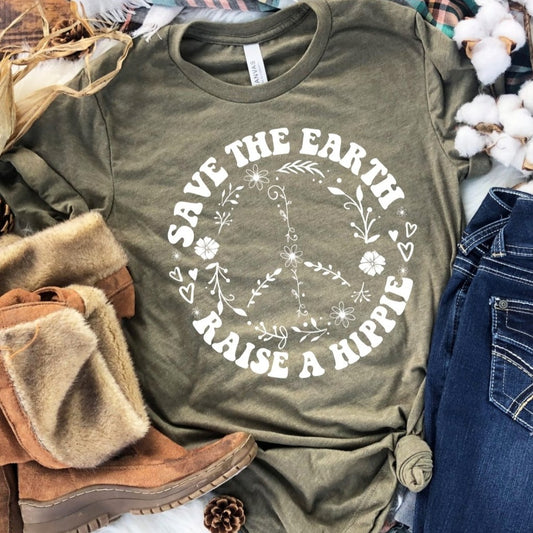 Save the Earth Raise a Hippie